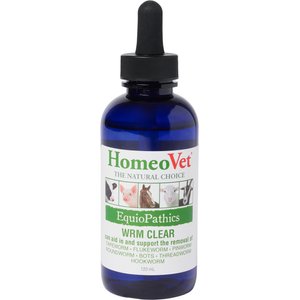 HomeoVet EquioPathics WRM Clear Horse Dewormer, 120mL bottle
