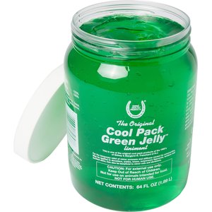 Horse Health Cool Pack Green Jelly Sore Muscle & Joint Pain Relief Horse Liniment, 64-fl oz tub
