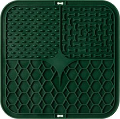 Park Life Designs Calming Lick Mat Set, 2 count, Fern Green