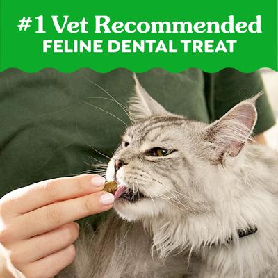 Show full view: Greenies Feline Oven Roasted Chicken Flavor Adult Natural Dental Cat Treats, 4.6-oz bag slide 10 of 12