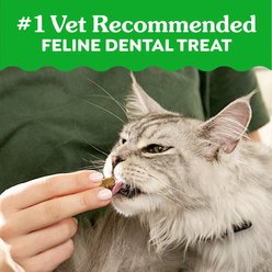 Greenies Feline Tempting Tuna Flavor Adult Natural Dental Cat Treat, 4.6-oz bag slide 2 of 9
