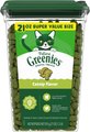 Greenies Feline Catnip Flavor Adult Natural Dental Cat Treats, 21-oz tub
