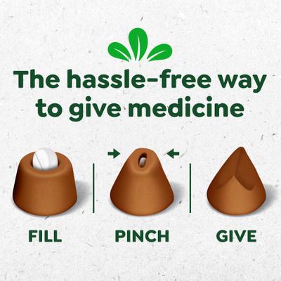 Show full view: Greenies Pill Pockets Feline Chicken Flavor Natural Soft Adult Cat Treats, 1.6-oz bag, 45 count slide 5 of 11