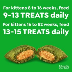 Greenies Smartbites Kitten Chicken Flavor Cat Crunchy Treat, 2.1-oz pouch slide 2 of 9