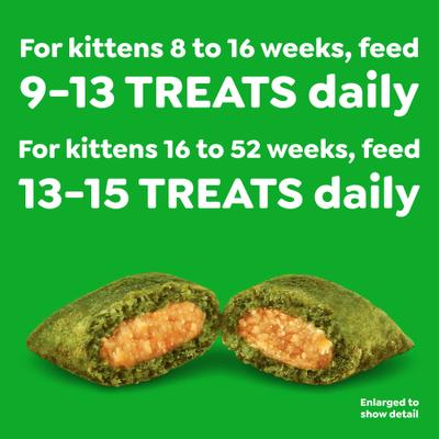 Show full view: Greenies Smartbites Kitten Chicken Flavor Cat Crunchy Treat, 16-oz tub slide 8 of 11