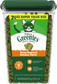 Greenies Feline Oven Roasted Chicken Flavor Adult Natural Dental Cat Treats, 21-oz tub