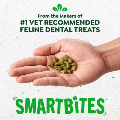 Show full view: Greenies Feline SmartBites Healthy Indoor Natural Chicken Flavor Soft & Crunchy Adult Cat Treats, 4.6-oz bag slide 10 of 11