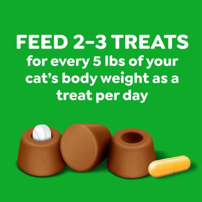 Show full view: Greenies Pill Pockets Feline Chicken Flavor Natural Soft Adult Cat Treats, 1.6-oz bag, 45 count slide 8 of 11