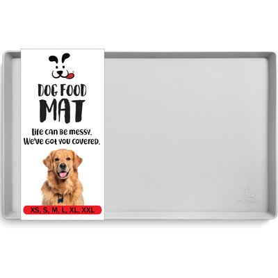 DogBuddy DogBuddy Modern Silicone Dog & Cat Food Placemat, X-Large, Mist