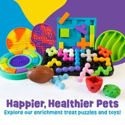Brightkins 2-Piece Strawberry Tough & Tumble Treat Dispenser Dog Toy, Multicolor, 7.21 x 5.24 x 3.11-in slide 2 of 7