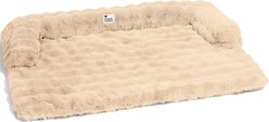 FunnyFuzzy Cozy Fluffy Pet Mat Furniture Cover, Coffee, Large