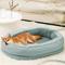 Show in main carousel: FunnyFuzzy Orthopedic Donut Dog Bed, Lake Green, Large slide 4 of 10