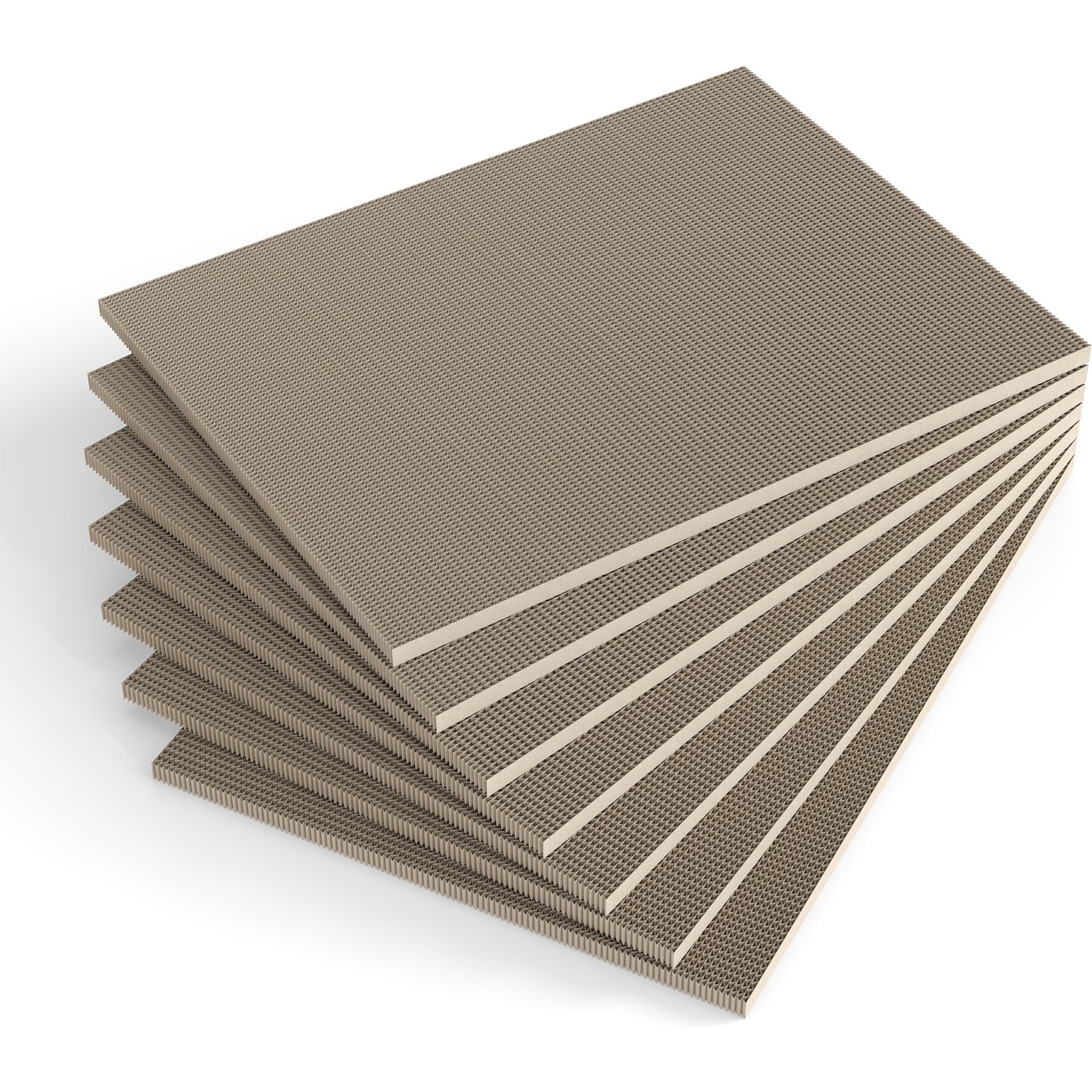 Coziwow Wall-Mounted Cat Scratcher Toy Replacement Pads, Gray, 7 count