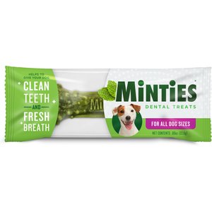 Minties Medium Mint Flavored Dental Treats for Dogs, 25-50 lbs, 1 count