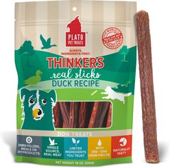 Plato Thinkers Duck Recipe Dog Treats, 18-oz bag