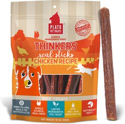 Plato Thinkers Chicken Recipe Dog Treats, 10-oz bag