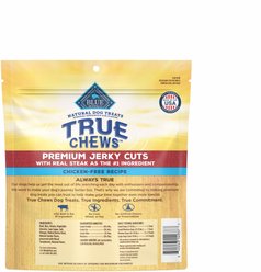 Blue Buffalo True Chews Premium Jerky Cuts Natural Steak Dog Treats, 20-oz bag slide 2 of 9