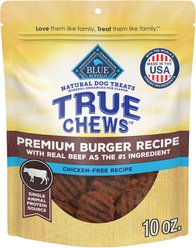 Blue Buffalo True Chews Beef Burger Recipe Dog Treats, 10-oz bag