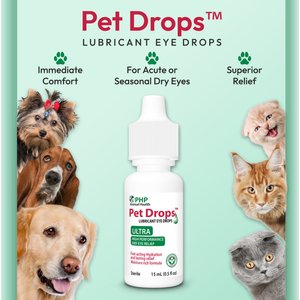 Pet Drops Ultra Lubricant Eye Drops for Dogs & Cats, 15-mL bottle