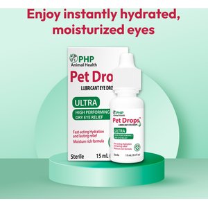 Pet Drops Ultra Lubricant Eye Drops for Dogs & Cats, 15-mL bottle