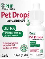 Pet Drops Ultra Lubricant Eye Drops for Dogs & Cats, 15-mL bottle slide 1 of 9