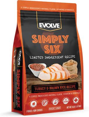 Simply Six Turkey & Brown Rice Recipe Dry Dog Food
