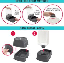 SportPet Designs Gravity Feeder & Waterer Dog Bowls, Small: 8.3-cup slide 2 of 8
