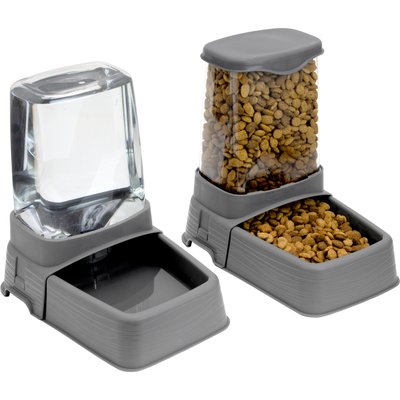 SportPet Designs SportPet Designs Gravity Feeder & Waterer Dog Bowls, Small: 8.3-cup