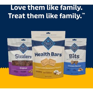 Blue Buffalo Health Bars Baked with Banana & Yogurt Dog Treats, 1-lb bag