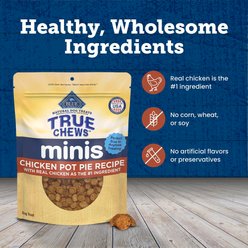 Blue Buffalo True Chews Minis Chicken Pot Pie Recipe Natural Soft & Chewy Dog Treats, 10-oz bag slide 2 of 9
