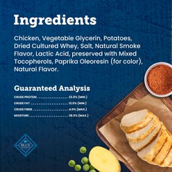 Blue Buffalo True Chews Minis Premium Jerky Cuts with Real Chicken Natural Dog Treats, 10-oz bag slide 2 of 9