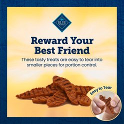 Blue Buffalo True Chews Minis Premium Grillers with Real Steak Natural Soft & Chewy Dog Treats, 10-oz bag slide 2 of 9