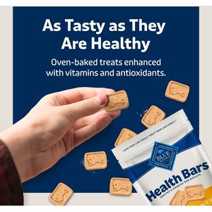 Blue Buffalo Health Bars Baked with Banana & Yogurt Dog Treats, 1-lb bag