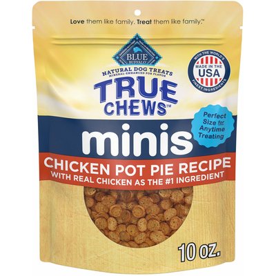Blue Buffalo Blue Buffalo True Chews Minis Chicken Pot Pie Recipe Natural Soft & Chewy Dog Treats, 10-oz bag