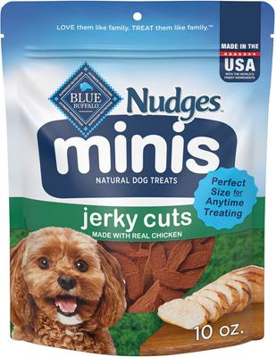 BLUE BUFFALO Nudges Minis Jerky Cuts with Real Chicken Natural Dog