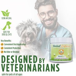 ADORE Pet Herbal Defense Powder Natural Flea & Tick Oral Supplement for Dogs & Cats, 4-oz jar slide 2 of 7