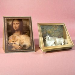 Happy & Polly Bloomy Flower & Mona Lisa Duo Cat Scratching Toy Set, 2 count