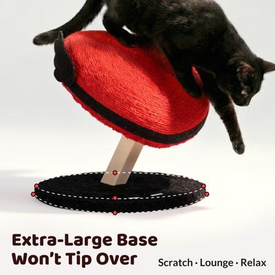 Show full view: Happy & Polly Heart Shape Cat Scratching Toy slide 6 of 9