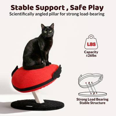 Show full view: Happy & Polly Heart Shape Cat Scratching Toy slide 7 of 9