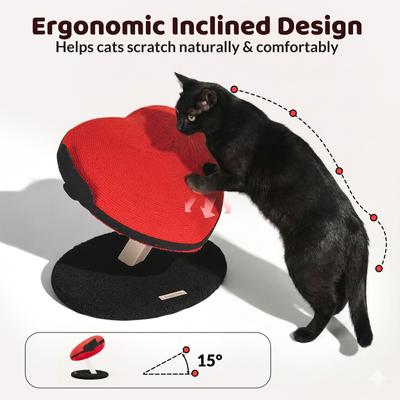 Show full view: Happy & Polly Heart Shape Cat Scratching Toy slide 5 of 9