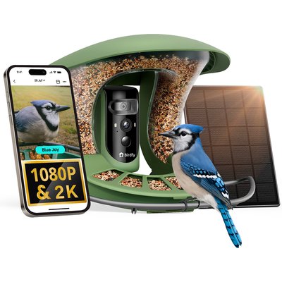 Birdfy Birdfy Feeder 2 Pro Smart Bird Feeder with Camera AI Recognition, Green