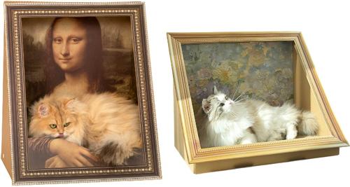 Show full view: Happy & Polly Bloomy Flower & Mona Lisa Duo Cat Scratching Toy Set, 2 count slide 10 of 10