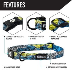 Wolfgang Heavy Duty DawnPatrol Martingale Dog Collar with Quick Release, Small: 8 to 12-in neck, 5/8-in wide slide 2 of 5