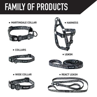 Show full view: Wolfgang Heavy Duty WolfMountain Adjustable Wide Venture Dog Collar with Quick Release, X-Large: 22 to 29-in neck, 1.25-in wide slide 4 of 5