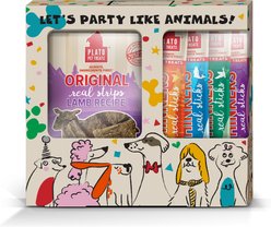 Plato Celebration Gift Box Variety Pack Air-Dried & Jerky Dog Treats