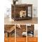 Show in main carousel: FEANDREA Double Door Furniture Style Side Table Dog Crate, Rustic Brown, 32.5-in slide 9 of 10