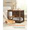 Show in main carousel: FEANDREA Double Door Furniture Style Side Table Dog Crate, Rustic Brown, 32.5-in slide 2 of 10