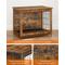 Show in main carousel: FEANDREA Double Door Furniture Style Side Table Dog Crate, Rustic Brown, 32.5-in slide 3 of 10