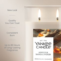 Yankee Candle Amber & Sandalwood Large Tumbler Scented Candle, 20-oz jar slide 2 of 7