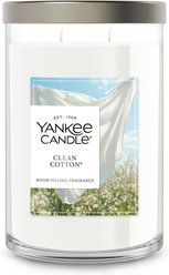 Yankee Candle Clean Cotton Large Tumbler Scented Candle, 20-oz jar